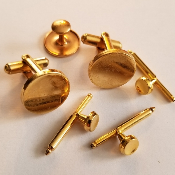 Vintage Cufflinks And Tuxedo Stud Lot 